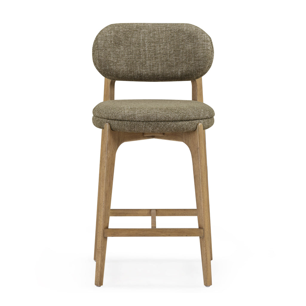 Carnation Performance Fabric Counter Stool