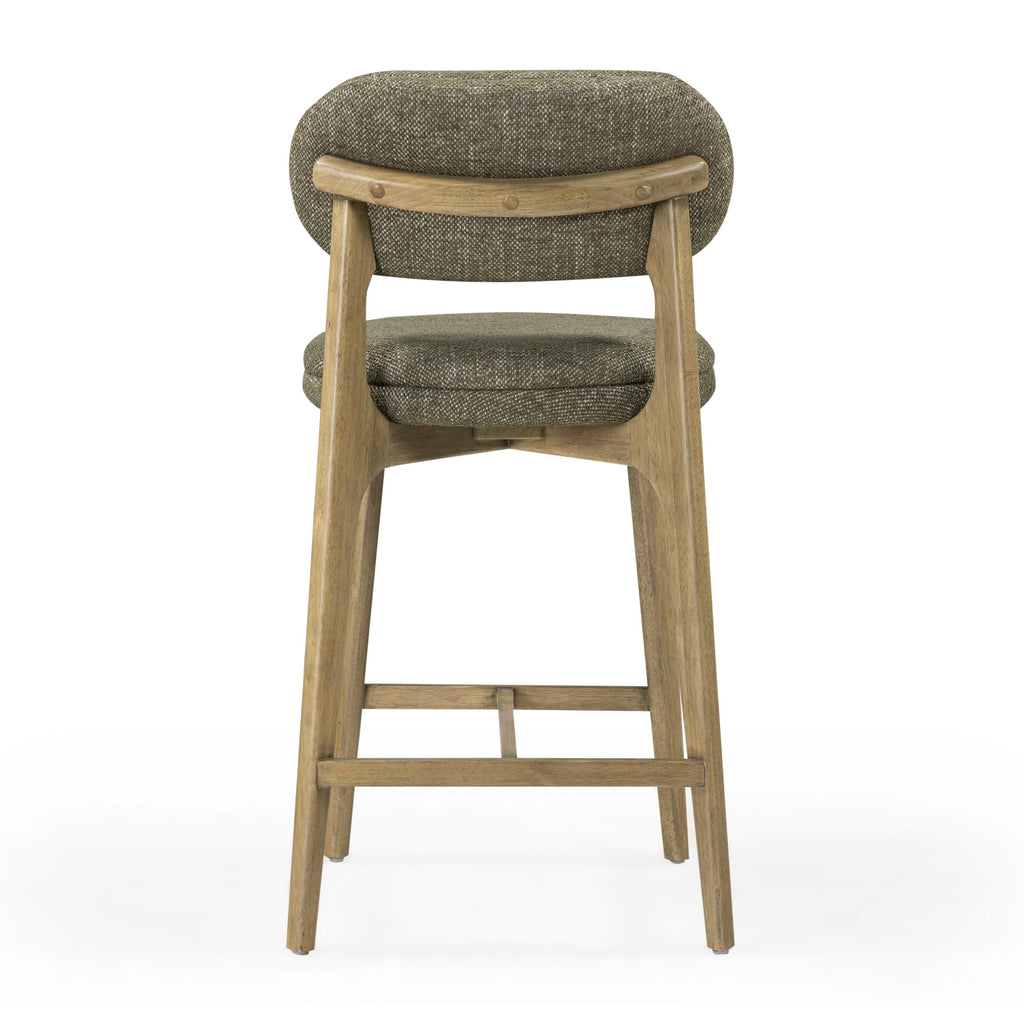 Carnation Performance Fabric Counter Stool