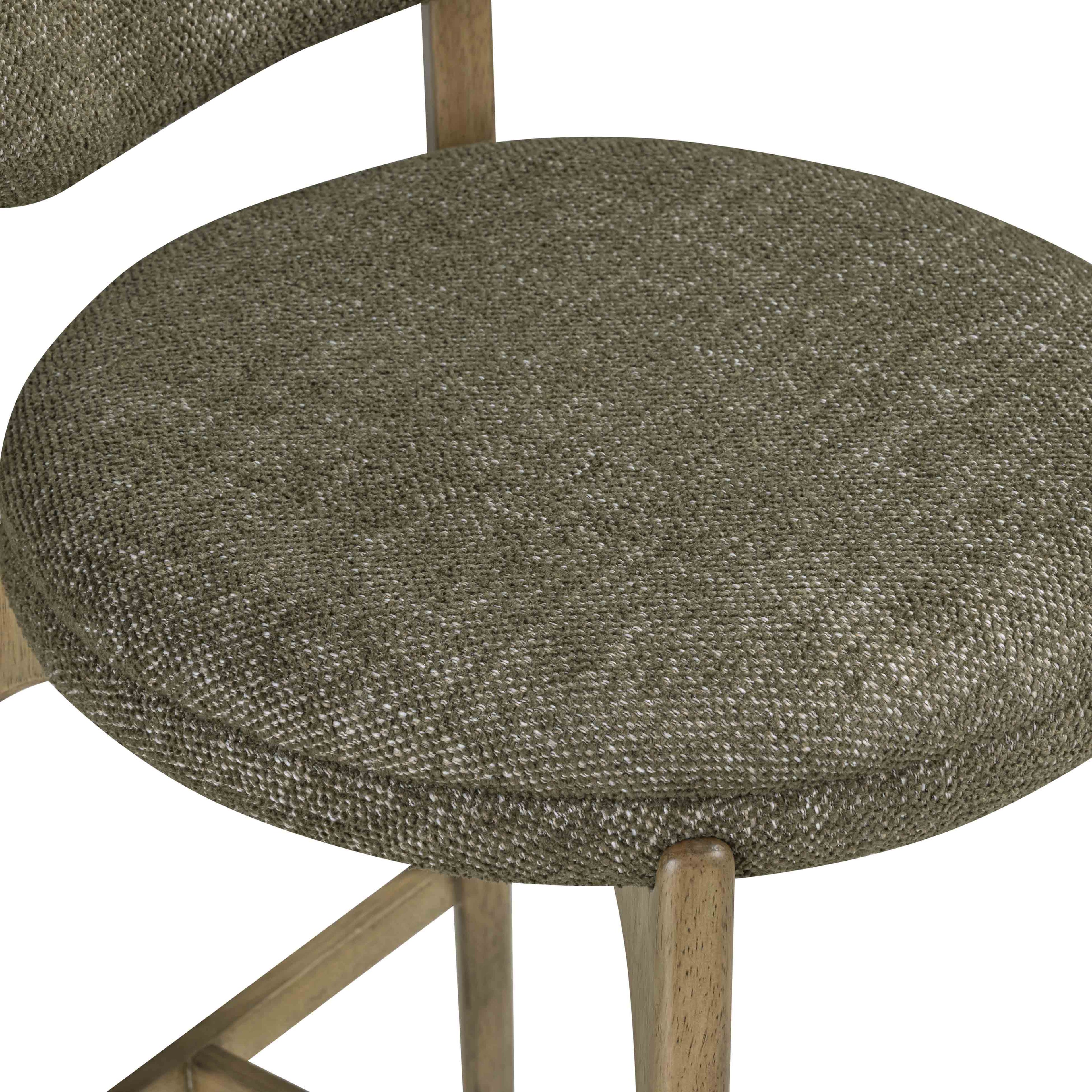 Carnation Performance Fabric Counter Stool