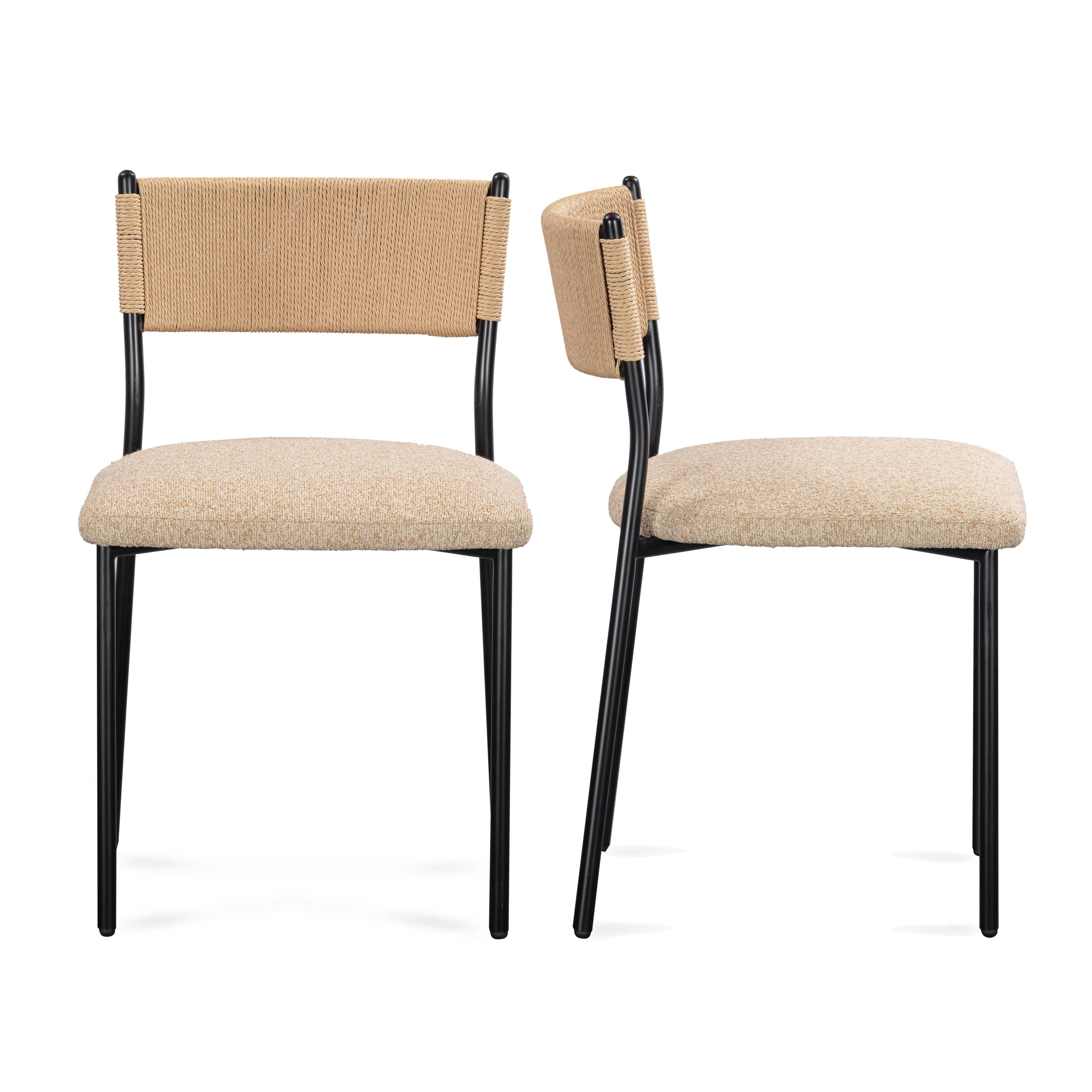 Celine Performance Boucle Dining Chair - Set of 2
