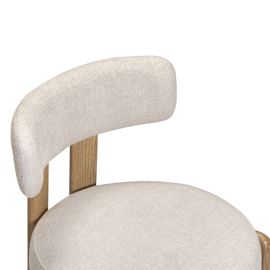 Odessa Cream Performance Fabric Dining Chair