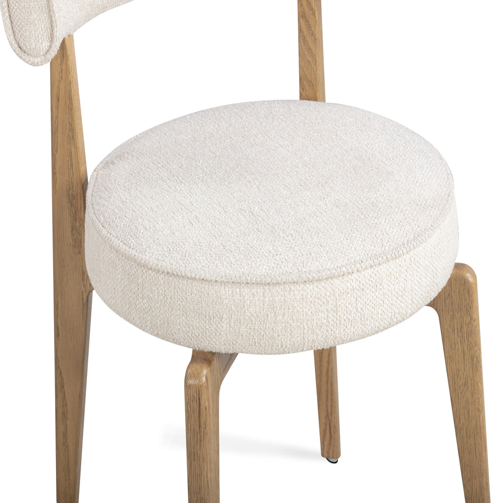 Nikita Cream Performance Fabric Dining Chair