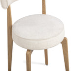 Nikita Cream Performance Fabric Dining Chair