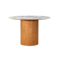 Tamara 47 Marble Ceramic Round Dinette Table