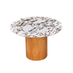 Tamara 47 Marble Ceramic Round Dinette Table