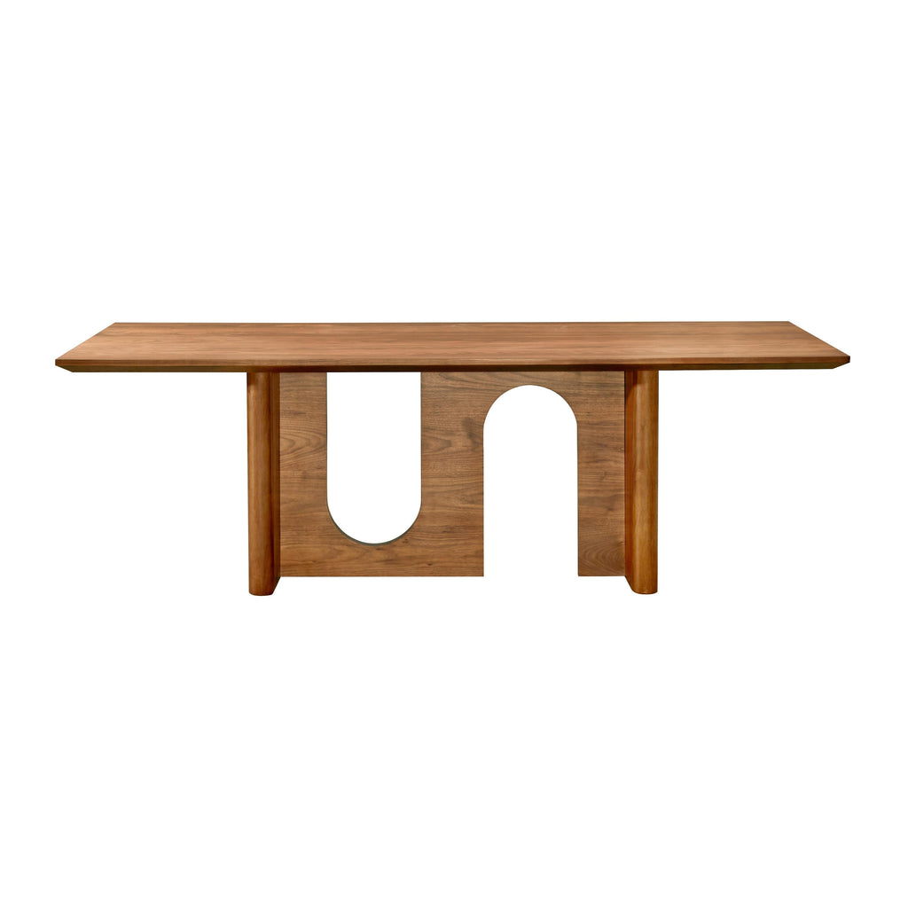 Satra 92 Walnut Rectangular Dining Table