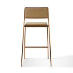 Gale Tan Basketweave Stackable Stool - Set of 2