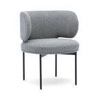 Maureen Speckled Grey Performance Boucle Dining Chair