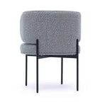 Maureen Speckled Grey Performance Boucle Dining Chair