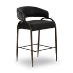 Tatum Vegan Leather 2-Tone Counter Stool