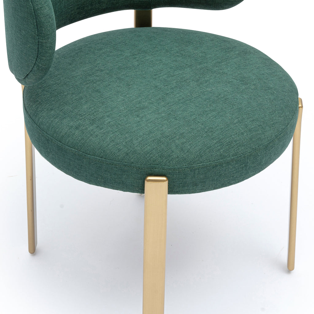 Margaret Green Performance Chenille Dining Chair