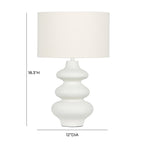 Riviera Cream Textured Table Lamp