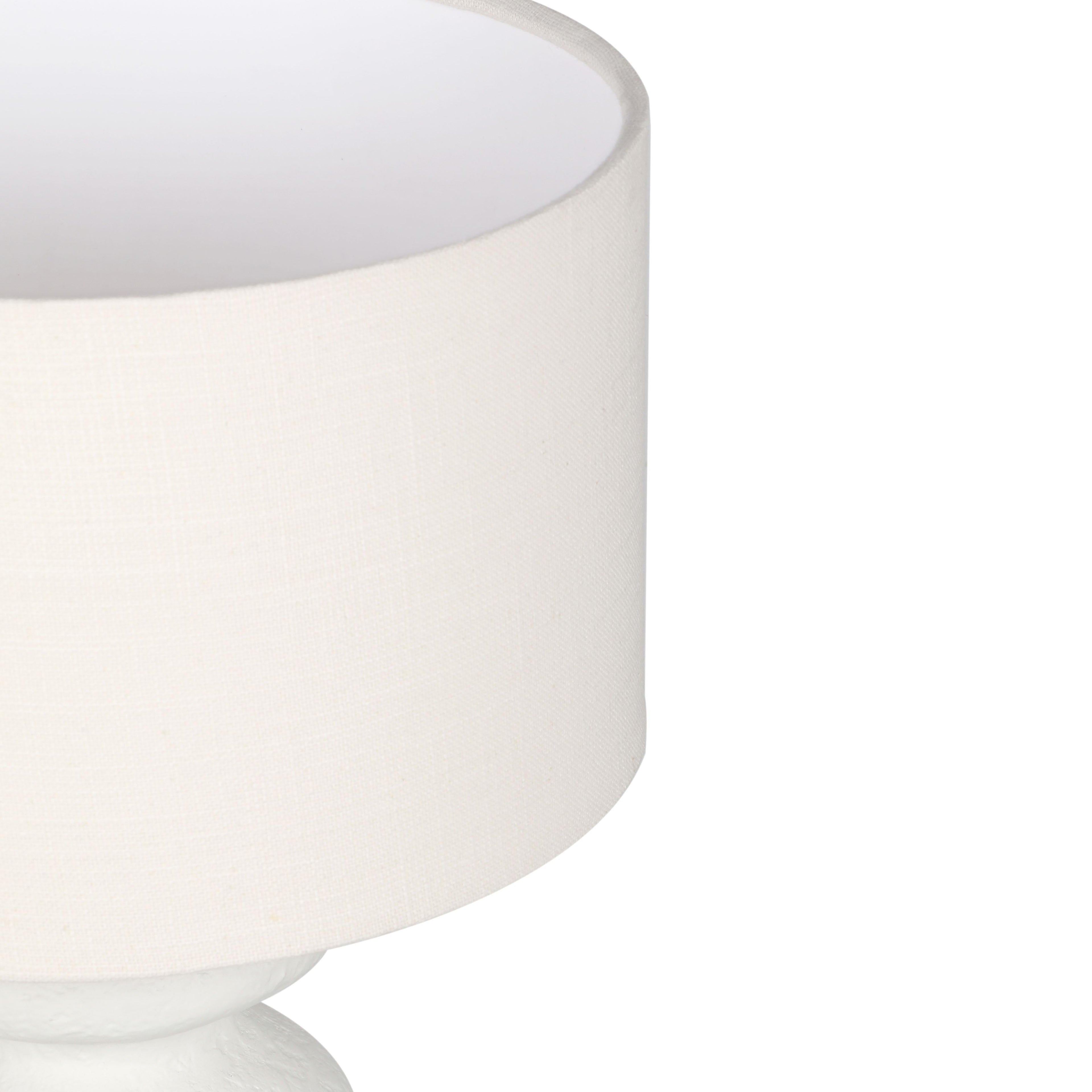 Riviera Cream Textured Table Lamp