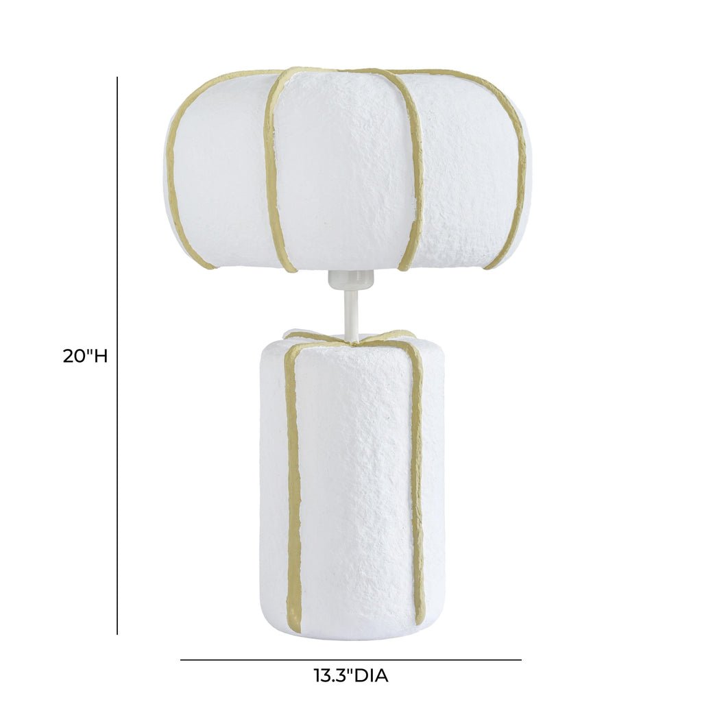 Looma Cotton Mache Table Lamp