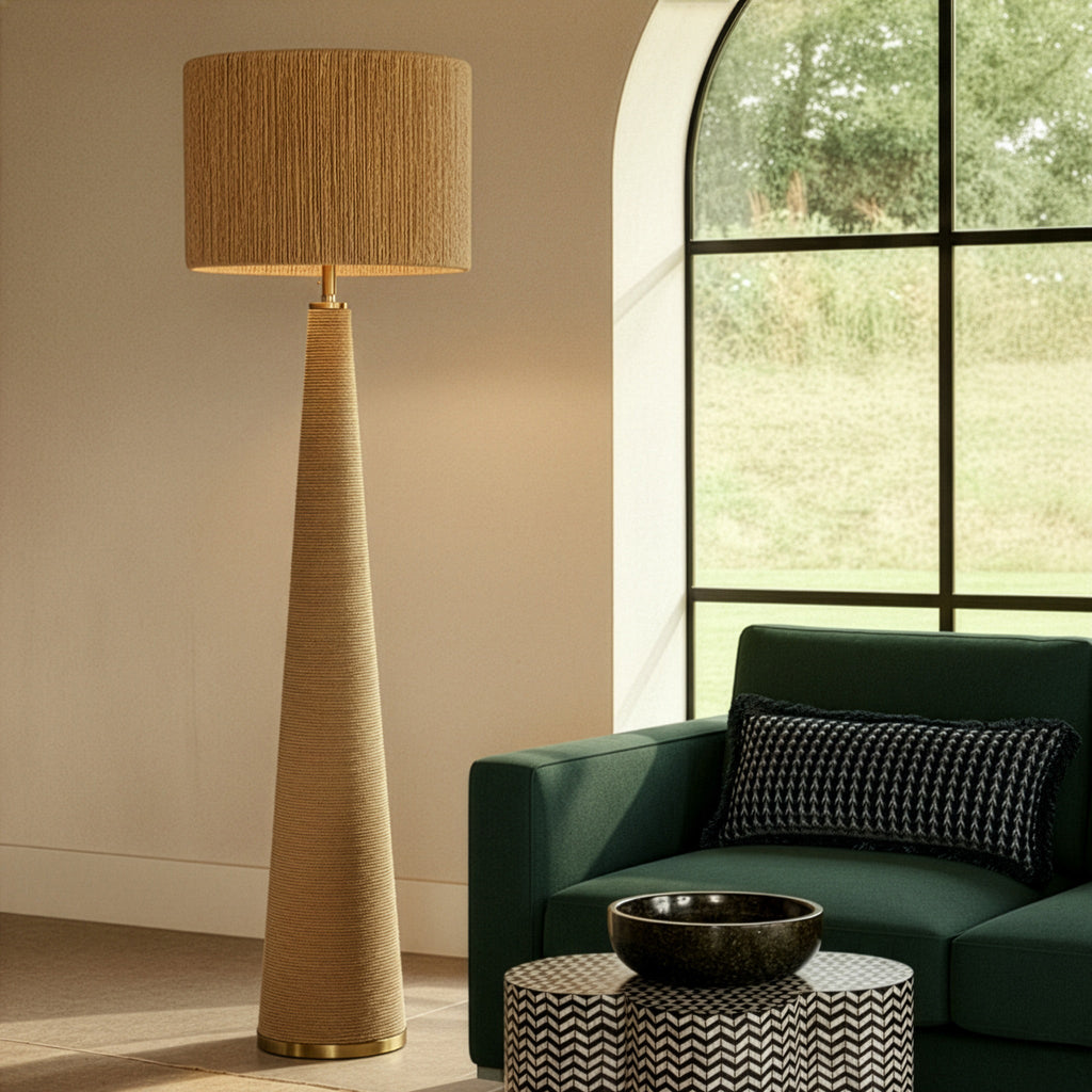 Aya Natural Jute Floor Lamp