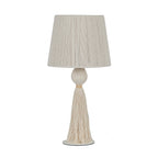 Samba White Cotton Table Lamp