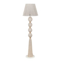 Samba White Cotton Floor Lamp