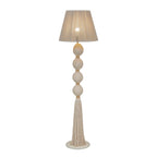 Samba White Cotton Floor Lamp