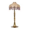Buchanan Jute Fringed Scalloped Table Lamp