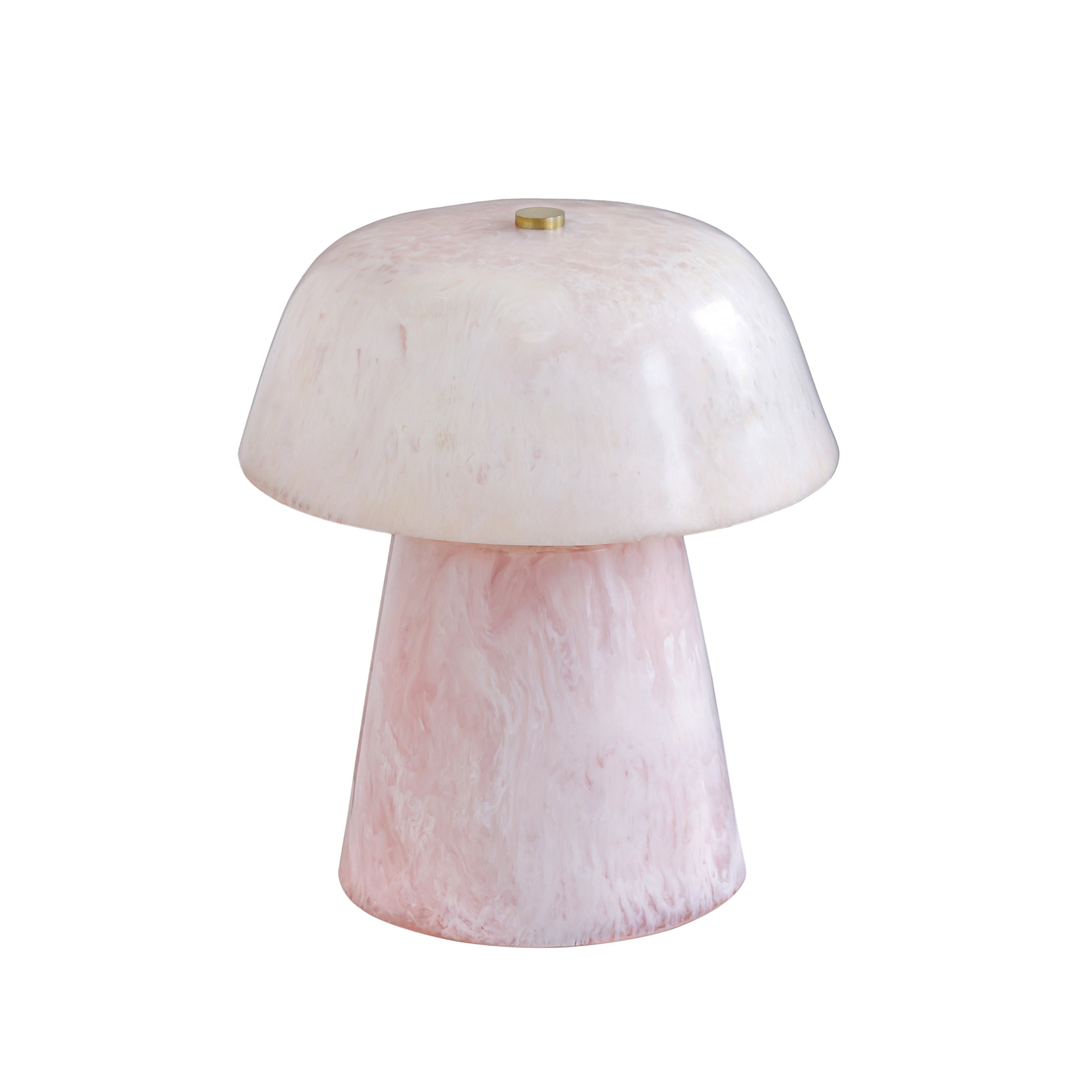 Pouty Pink Resin Table Lamp