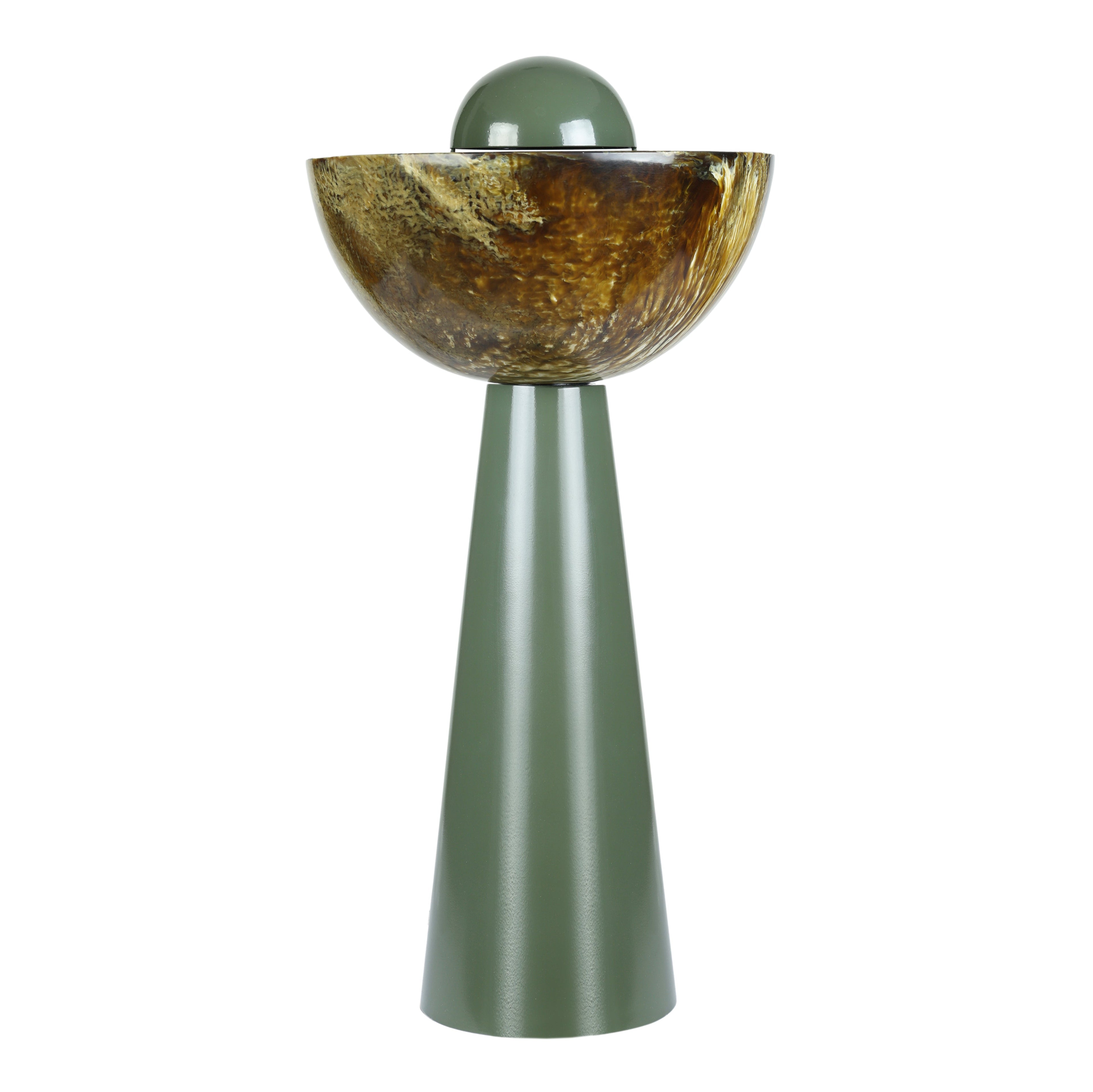 Rising Green Resin Table Lamp