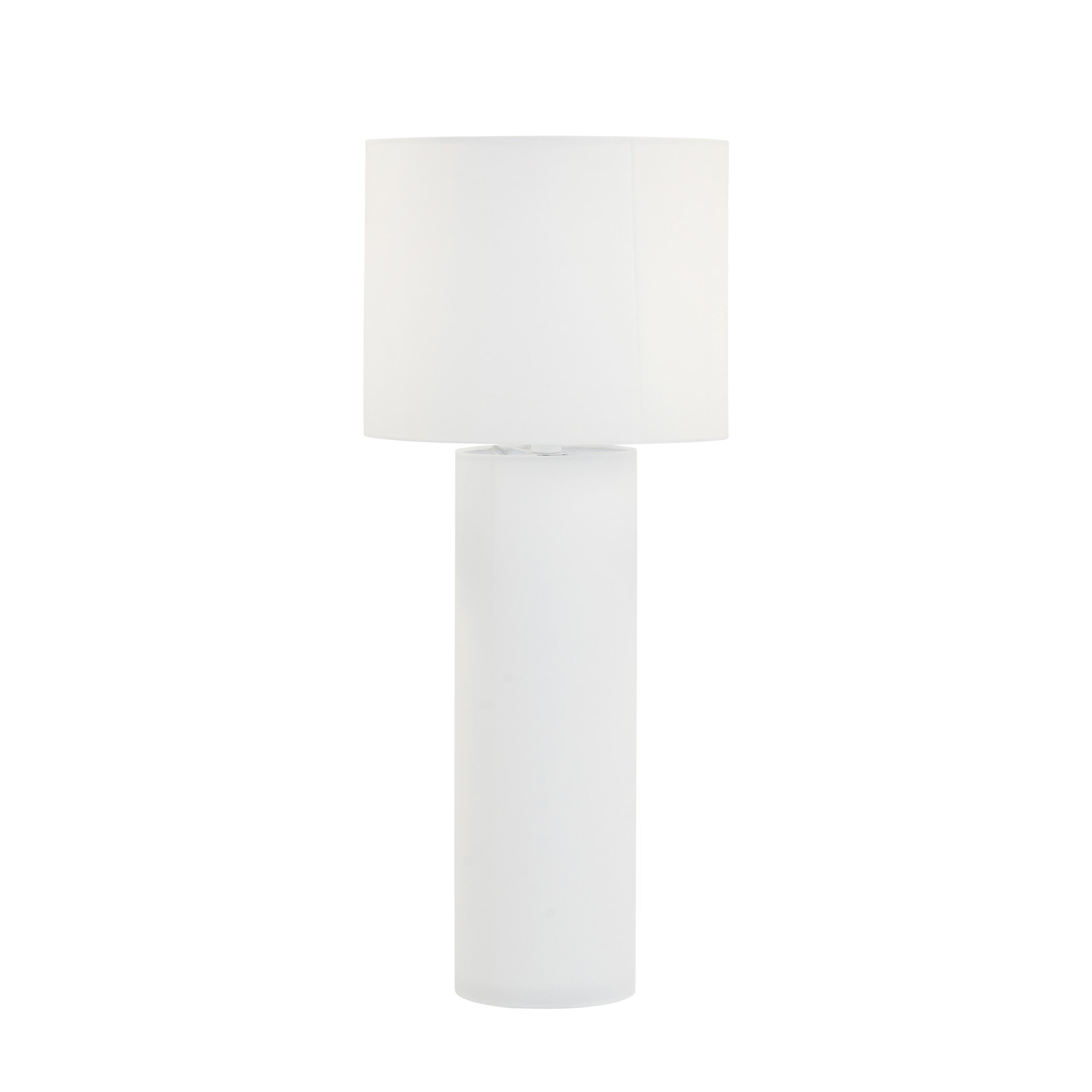 Cleopatra Cream Linen Floor Lamp