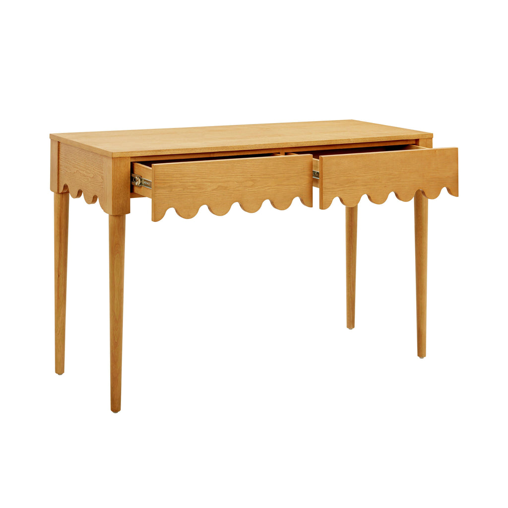 Oodle 48 Natural Ash 2-Drawer Desk