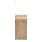 Moonrise 48 Natural Ash 2-Drawer Vanity Desk with Mirror