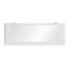 Hollywood 56 White 13-Drawer Vanity Desk