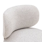 Amaya Grey Textured Fabric Swivel Desk Chair