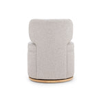Amaya Grey Textured Fabric Swivel Desk Chair