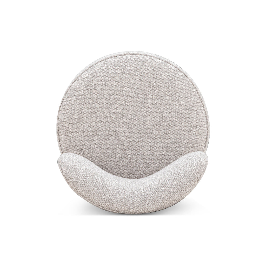 Amaya Grey Textured Fabric Swivel Desk Chair