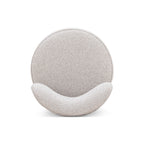 Amaya Grey Textured Fabric Swivel Desk Chair