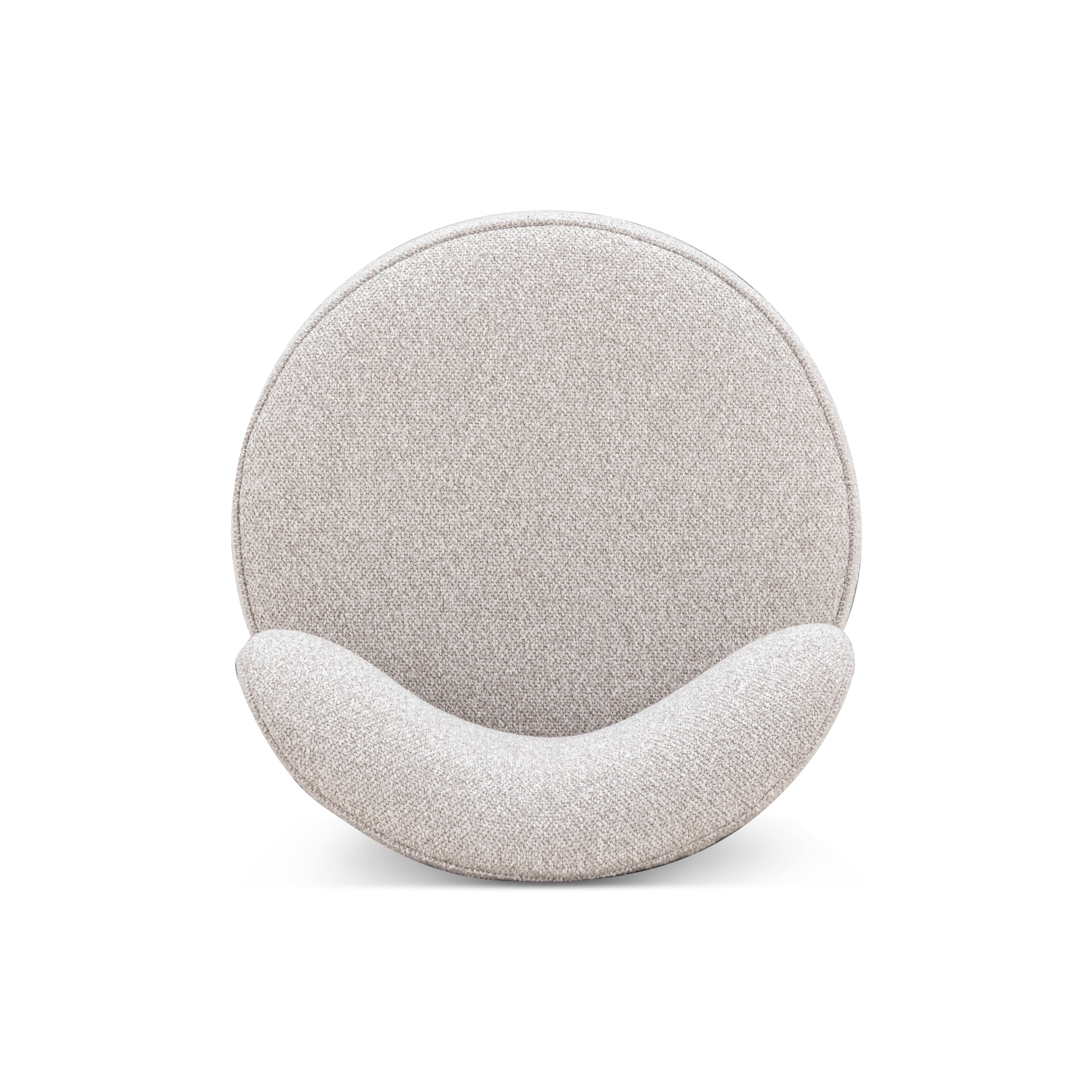 Amaya Grey Textured Fabric Swivel Desk Chair