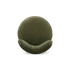 Amaya Green Upcycled Chenille Swivel Desk Chair