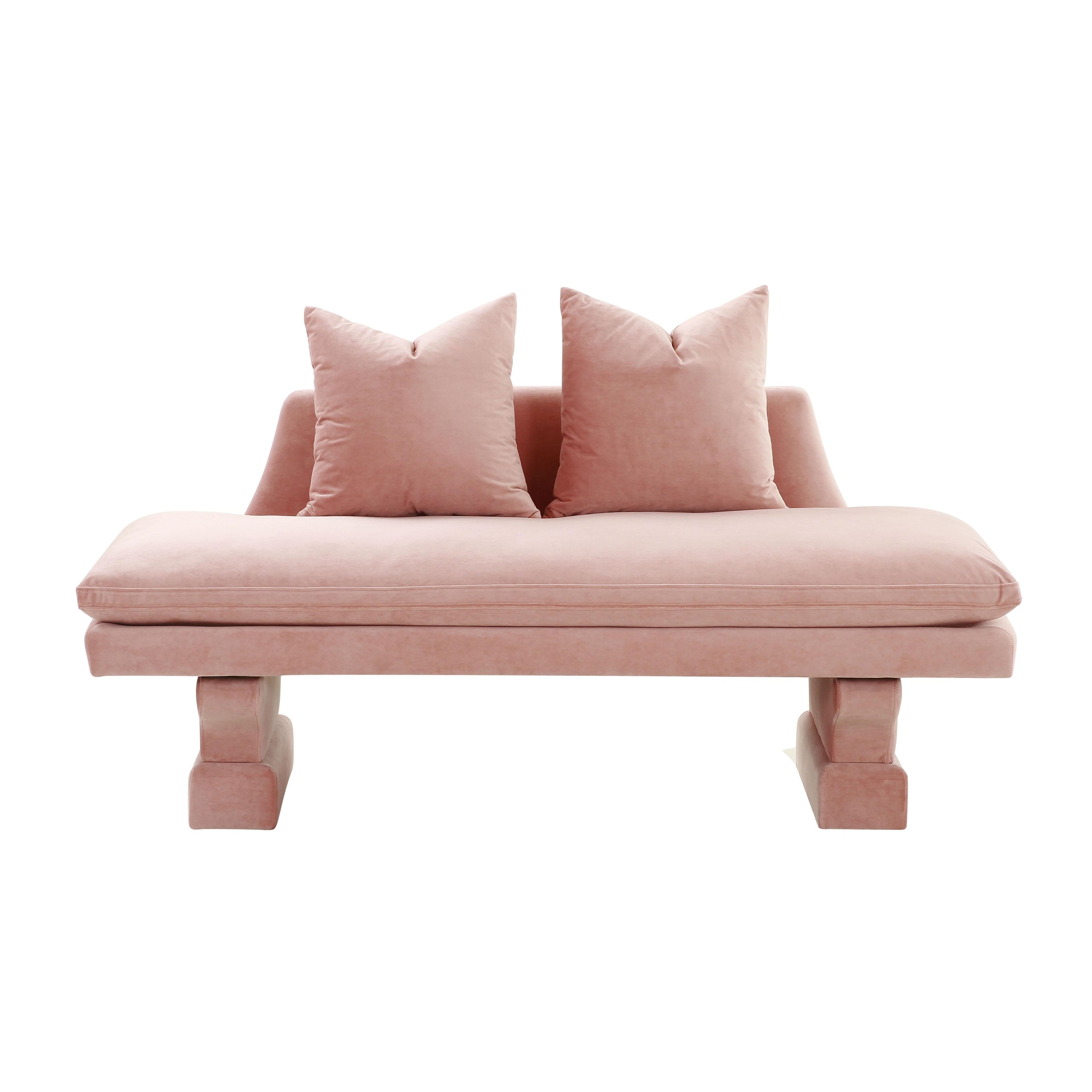 Hyde Velvet Pedestal Sofa