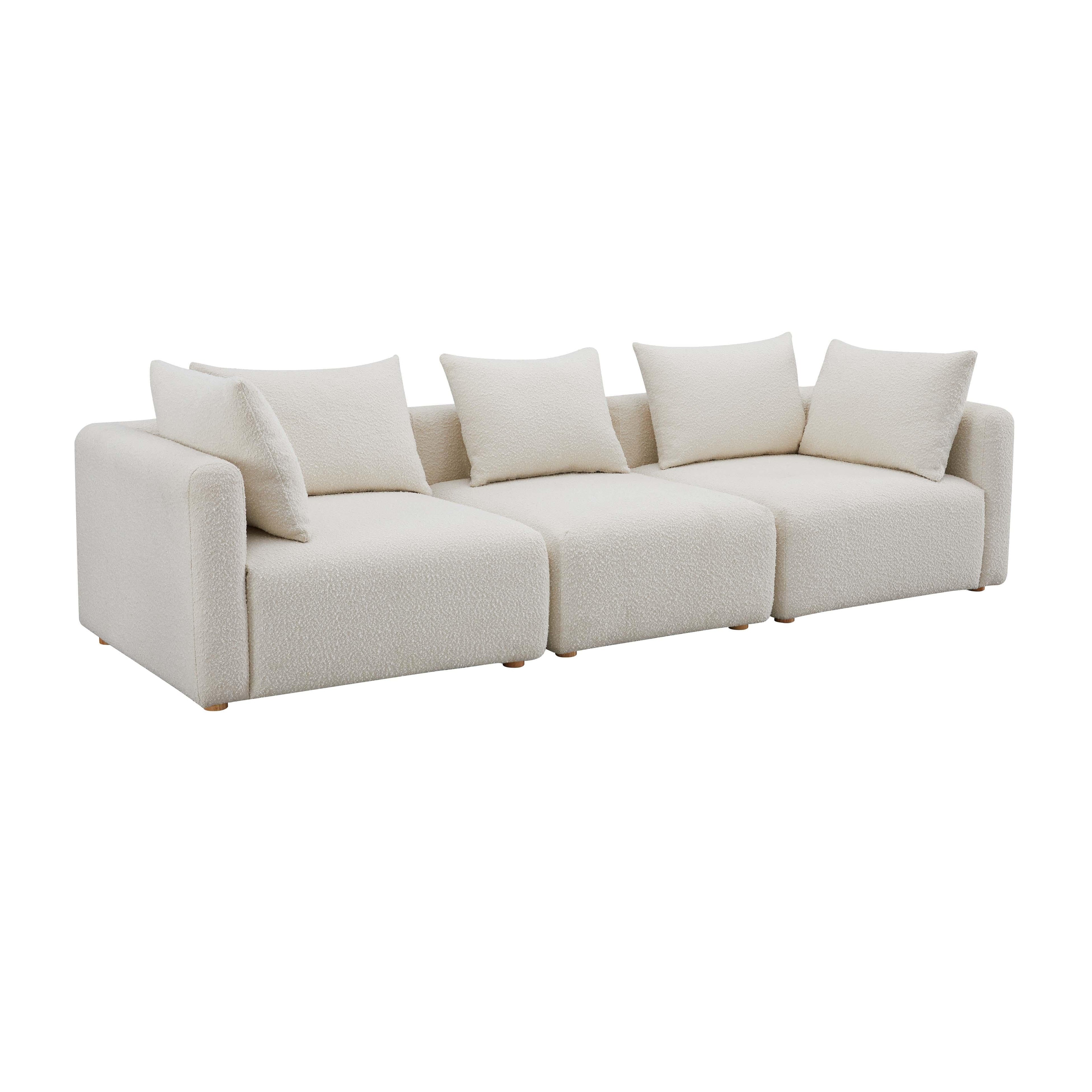 Hangover 112.5 Cream Boucle Sofa