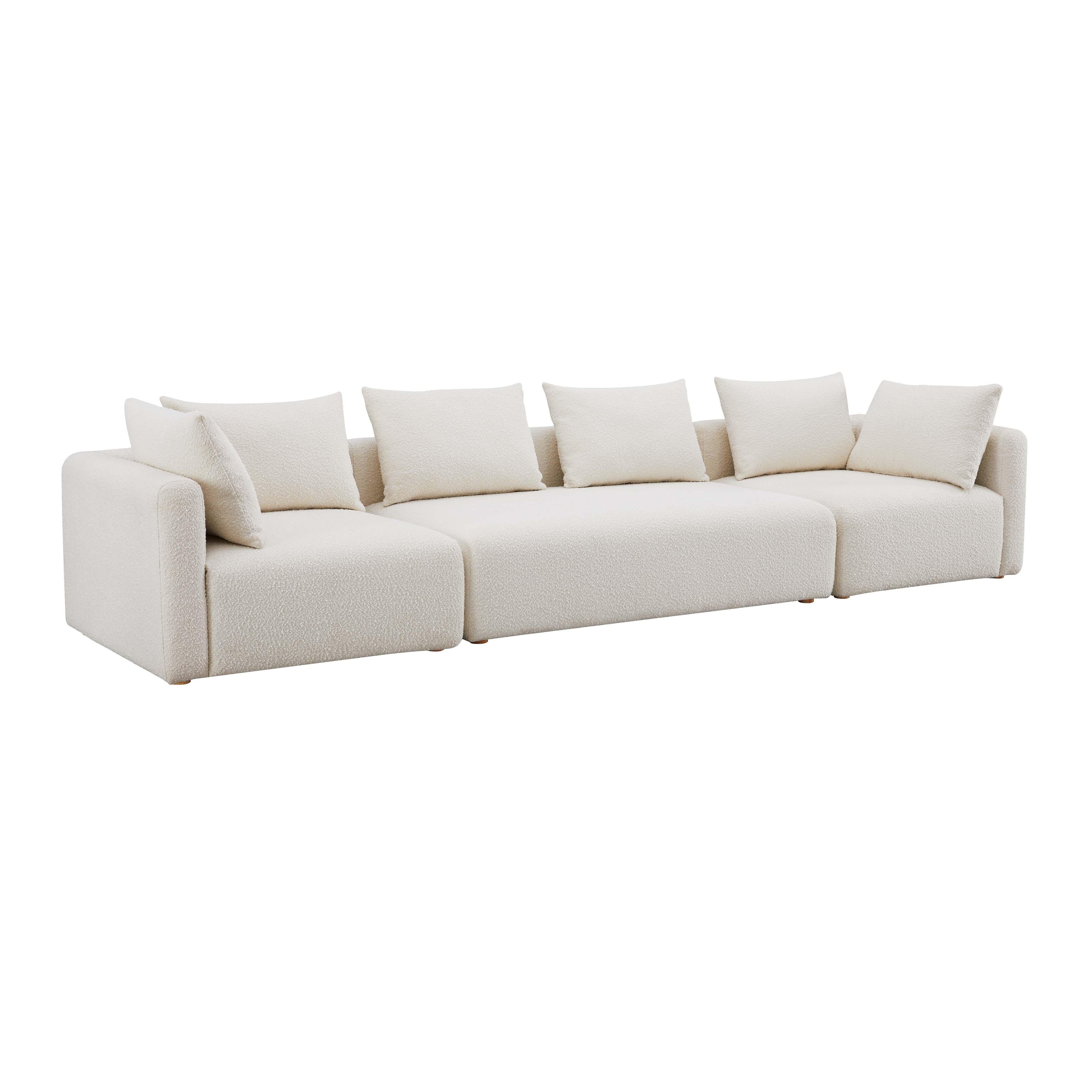 Hangover 145 Cream Boucle Long Sofa