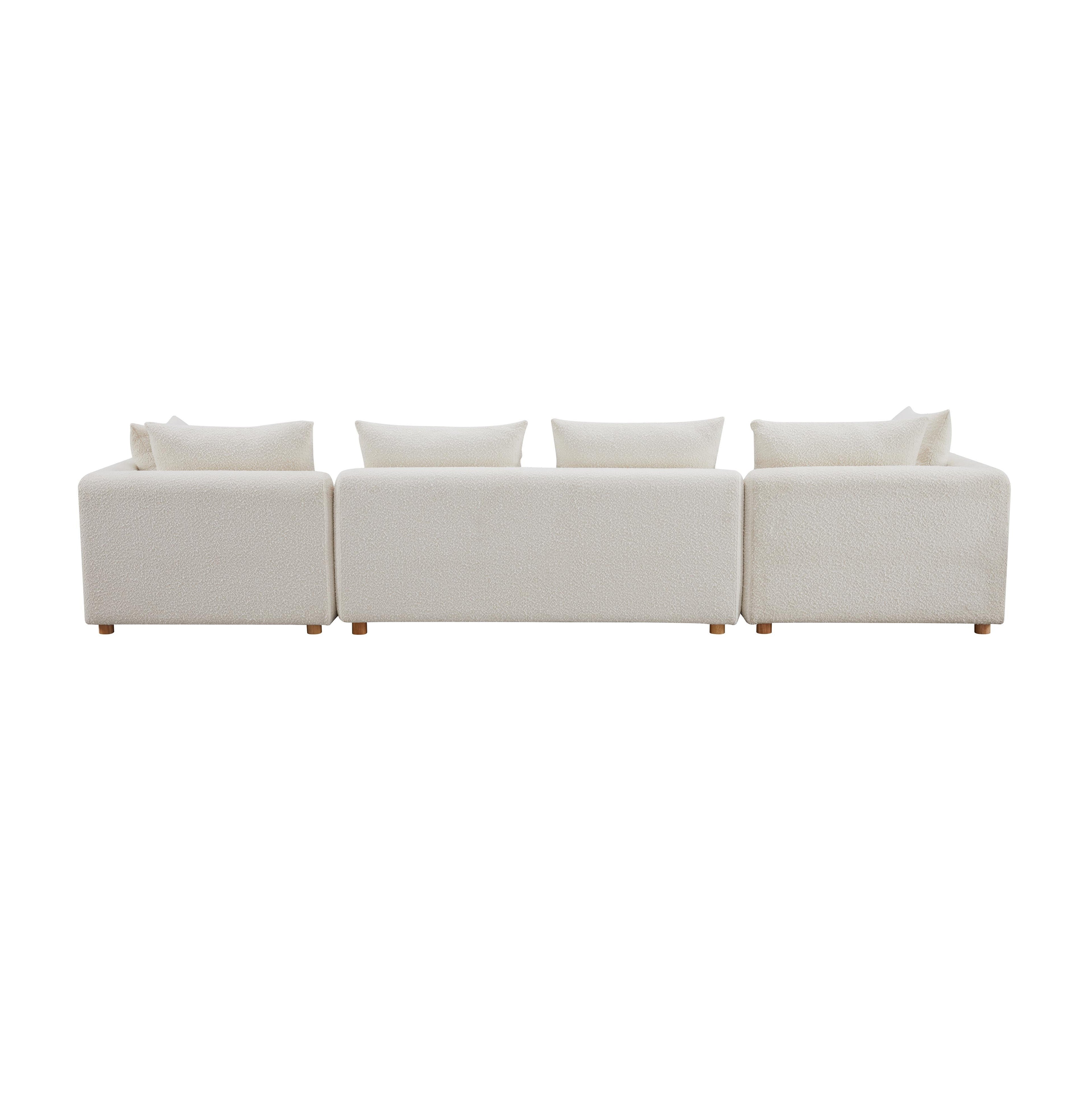 Hangover 145 Cream Boucle Long Sofa