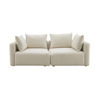 Hangover 81 Cream Performance Linen Loveseat