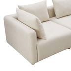 Hangover 81 Cream Performance Linen Loveseat