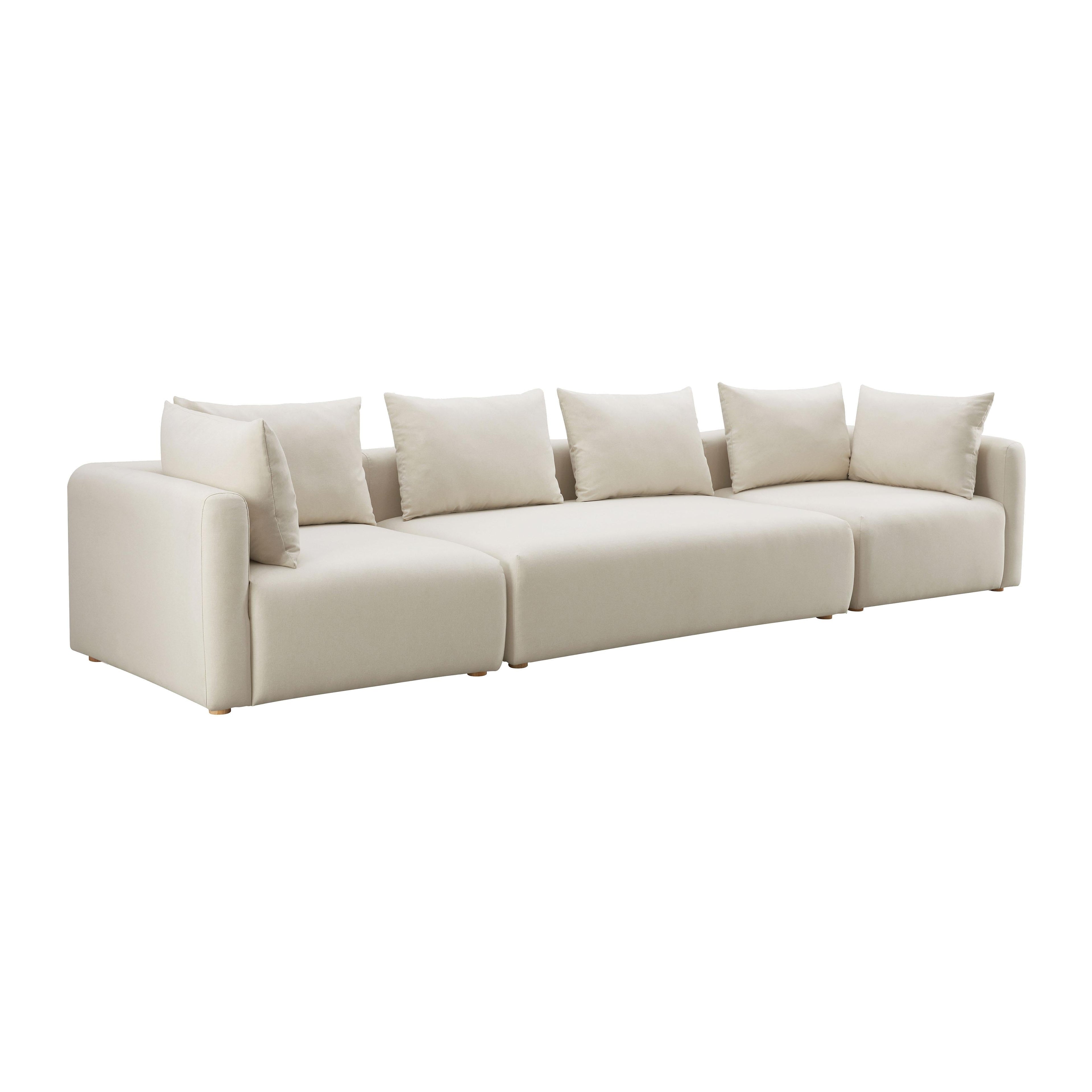 Hangover 145 Cream Performance Linen Long Sofa