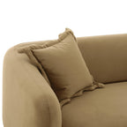 Lou 71.5 Cafe Au Lait Performance Velvet Loveseat