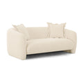 Lou 71.5 Sandstone Textured Fabric Loveseat