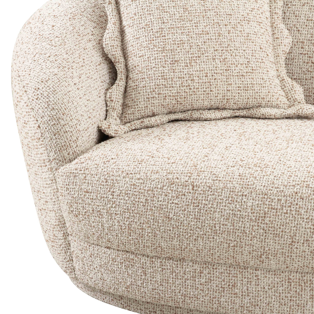 Marion 2-Piece Two-Tone Textured Boucle Sectional