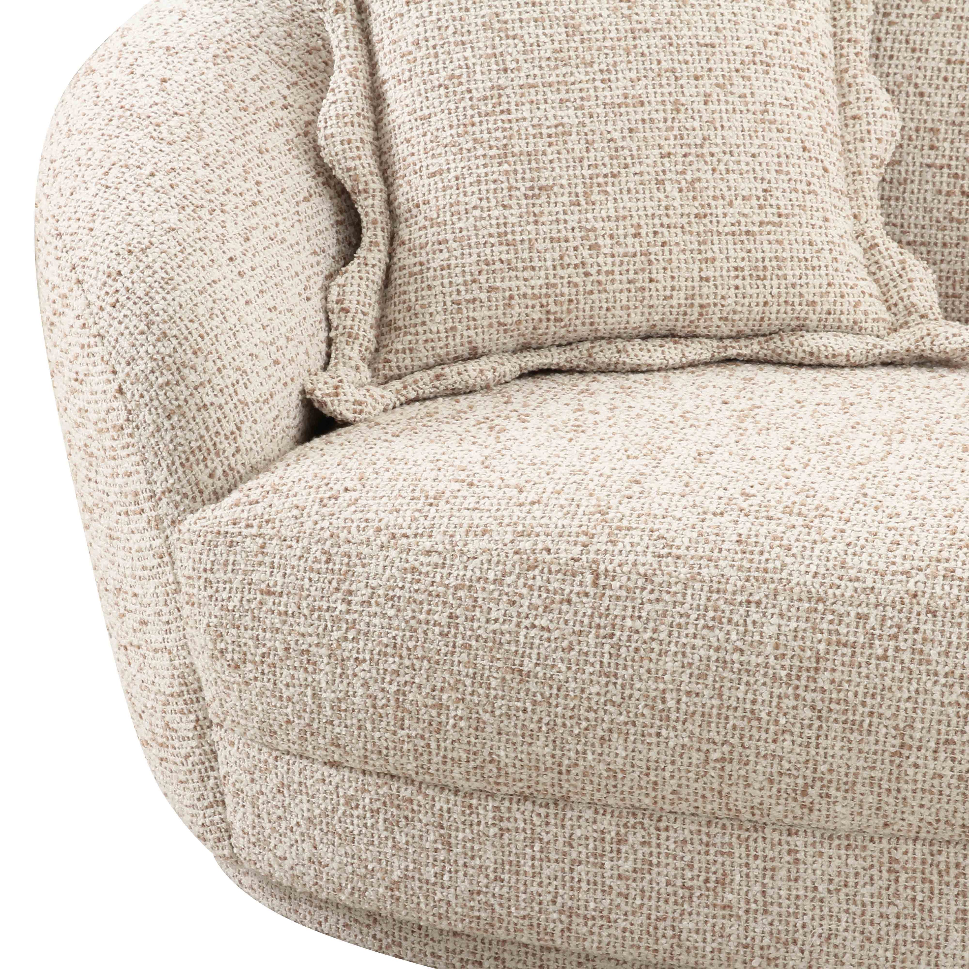 Marion 2-Piece Two-Tone Textured Boucle Sectional