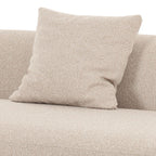 Sylvie 54 Cream Boucle Armless Loveseat