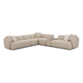 Sylvie 6-Piece Cream Boucle Large Sectional