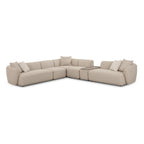 Sylvie 6-Piece Cream Boucle Large Sectional