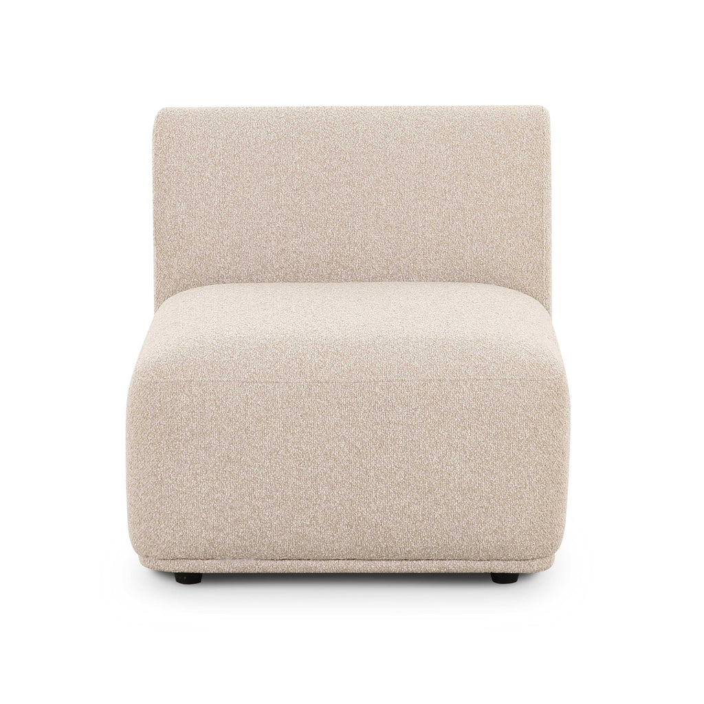 Sylvie Cream Boucle Armless Chair